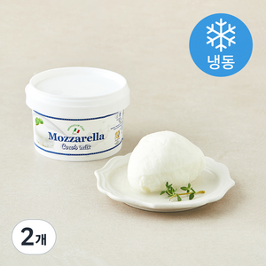 유로포멜라 모짜렐라 카우 치즈 (냉동), 100g, 2개