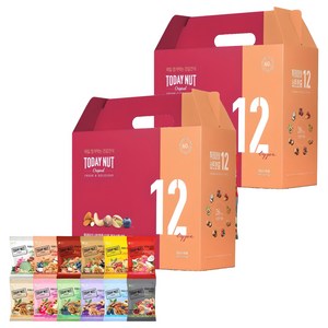 투데이넛 너트한줌 12종 견과세트 1.2kg, 2세트