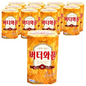 크라운 버터와플 6p, 135g, 12개