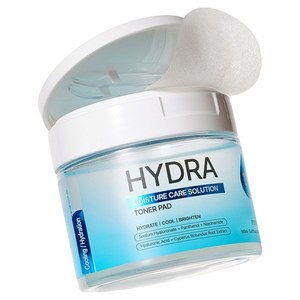 퓨리피아 하이드라 쿨링 진정 수분 토너패드, 1개, 160ml 골드박스 특가