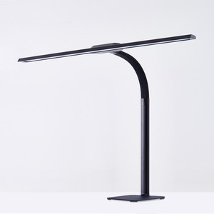 테드 안티 블루라이트 와이드 LED 책상 스탠드 80cm 데스크형 SL-W800D, 블랙