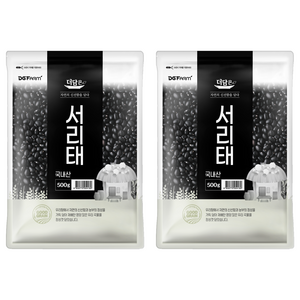 더담은 서리태, 500g, 2개