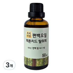 프리미엄 편백오일 피톤치드 탈취제, 50ml, 3개