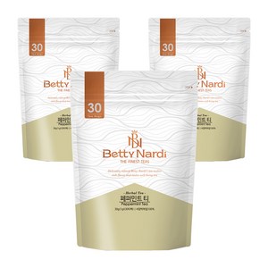 베티나르디 페퍼민트 티, 1g, 30개입, 3개