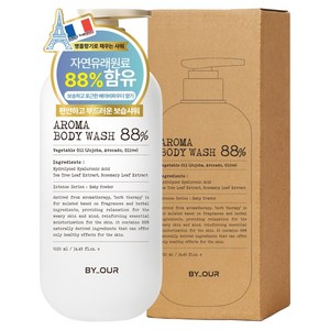 바이아우어 아로마 바디워시 베이비파우더, 1.02L, 1개