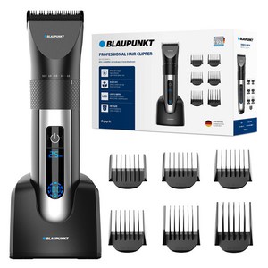 5단계 초정밀 길이조절 방수 LED 전문가용 이발기 + 충전 거치대 + 6종 빗살캡 세트 BLP-HC2200KYL 골드박스 특가