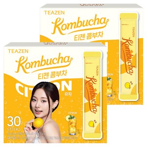 티젠 콤부차 유자, 5g, 30개입, 2개