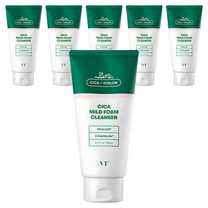 브이티코스메틱 시카 마일드 폼 클렌저, 300ml, 6개