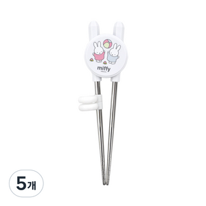 미피 교정용 젓가락, 혼합색상, 5개
