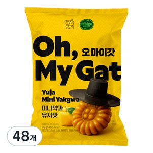 도시곳간 오마이갓 미니약과 유자맛, 48개, 90g