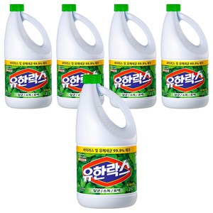 유한락스 후레쉬, 2L, 5개