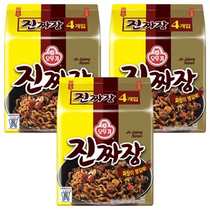 오뚜기 진짜장 라면 135g, 12개