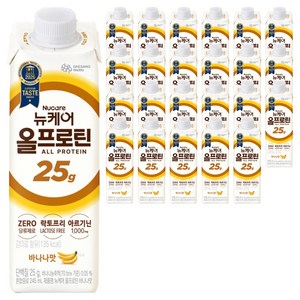 뉴케어 올프로틴 바나나맛, 245ml, 24개