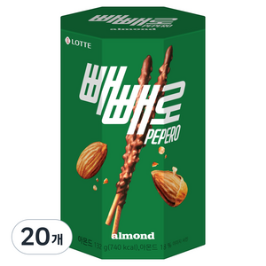 빼빼로 아몬드, 132g, 20개