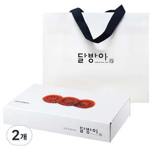 달방아 호박찹쌀약과 20p + 쇼핑백, 800g, 2개