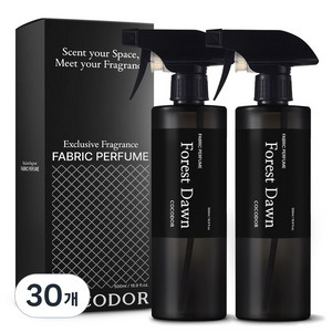 코코도르 패브릭 퍼퓸 섬유탈취제 숲속새벽공기 본품, 500ml, 30개