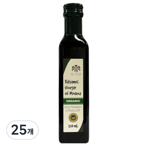 에밀리아 유기농 모데나 발사믹 비니거, 250ml, 25개