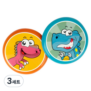 캐스비 스포츠 소프트 원반 던지기 2종 세트 3057, 혼합색상, 3세트