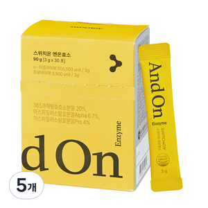 스위치온 탄수화물 단백질 글루텐 분해 곡물 소화 엔온효소 30p, 5개, 90g