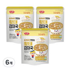 베베스트 아이 맛있는 국, 200g, 6개, 황태감자국