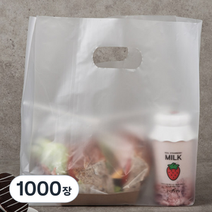 혜림봉투 HD비닐쇼핑백 대형, 반투명, 1000장