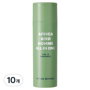 네이처리퍼블릭 아프리카 버드 옴므 올인원 모이스처라이저, 150ml, 10개