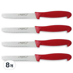 바로본 톱니과도 4p, 레드, 8개