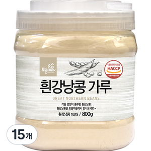 토종마을 흰강낭콩 가루, 15개, 800g