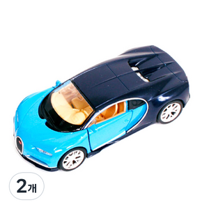 웰리 부가티 시론 다이캐스트 12cm, 블루, 2개