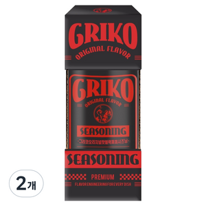 아이엠소스 그리코 오리지널 핫 블랙페퍼 시즈닝, 2개, 55g