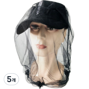양봉방충망 모자 06 블랙 더블, 5개
