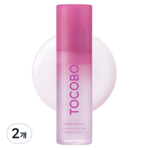 토코보 히트 프루프 헤어 미스트 01 로우키 페이머스, 2개, 100ml
