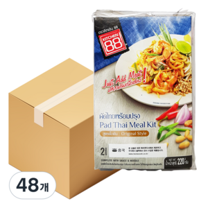 키친88 홈쿡 팟타이 볶음 쌀국수, 220g, 48개