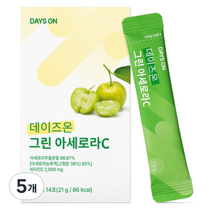 데이즈온 그린 아세로라C, 5개, 14회분