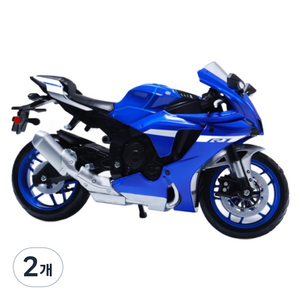 마이스토 1:12 오토바이 야마하 YZF-R1, 블루, 2개