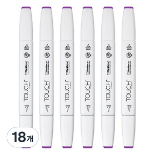 신한화구 터치 트윈 브러쉬마카 LIGHT VIOLET 82, 1색, 18개