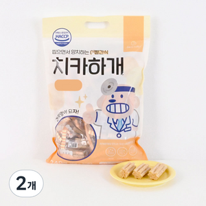 제로랩스 치카하개 강아지 덴탈껌, 피부 장, 240g, 2개
