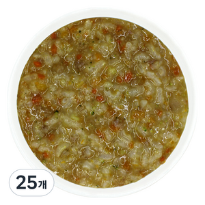 짱죽 실온이유식 9개월부터 중기 죽2, 해물야채죽, 25개, 160g