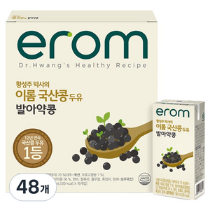 이롬 국산콩 두유, 190ml, 48개