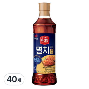 하선정 국산 멸치액젓 골드, 400g, 40개