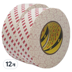 쓰리엠 PE 폼 양면테이프 화이트 48mm x 10m, 12개