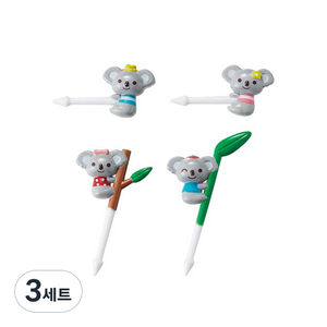 토루네 코알라 도시락픽 P3450, 4개입, 3세트