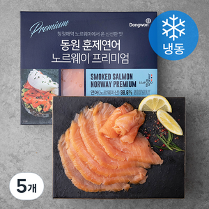 동원 훈제연어 노르웨이 프리미엄 (냉동), 180g, 5개