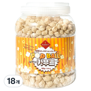 카무트 고대곡물 팝볼 브랜드밀, 180g, 18개