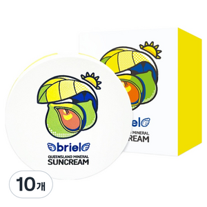 디보트브리엘 유아용 퀸즈랜드 미네랄 썬크림 팩트 SPF50+ PA++++, 15g, 10개