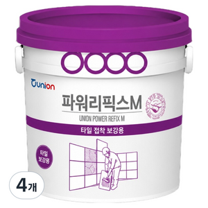 위드블럭 유니온 파워리픽스M 접착보수제 4kg, 4개