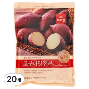 배대감 고구마맛 전분, 350g, 20개