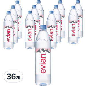 에비앙 생수, 1L, 36개