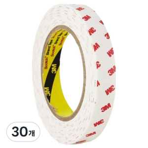 쓰리엠 스카치 다용도 폼 양면 테이프 GN150 18mm x 5m, 30개, 흰색
