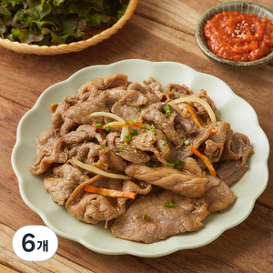 꿀맛나는세상 한돈 간장 불고기, 500g, 6개